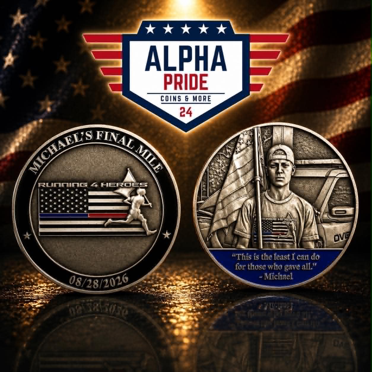 Challenge Coin - Michael's Final Mile