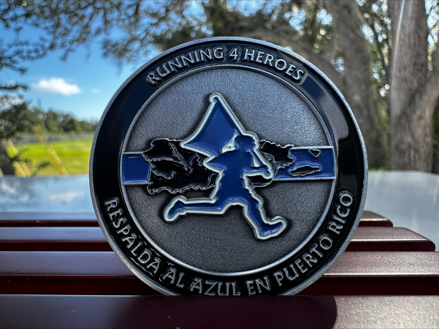 Challenge Coin - Running 4 Heroes Puerto Rico