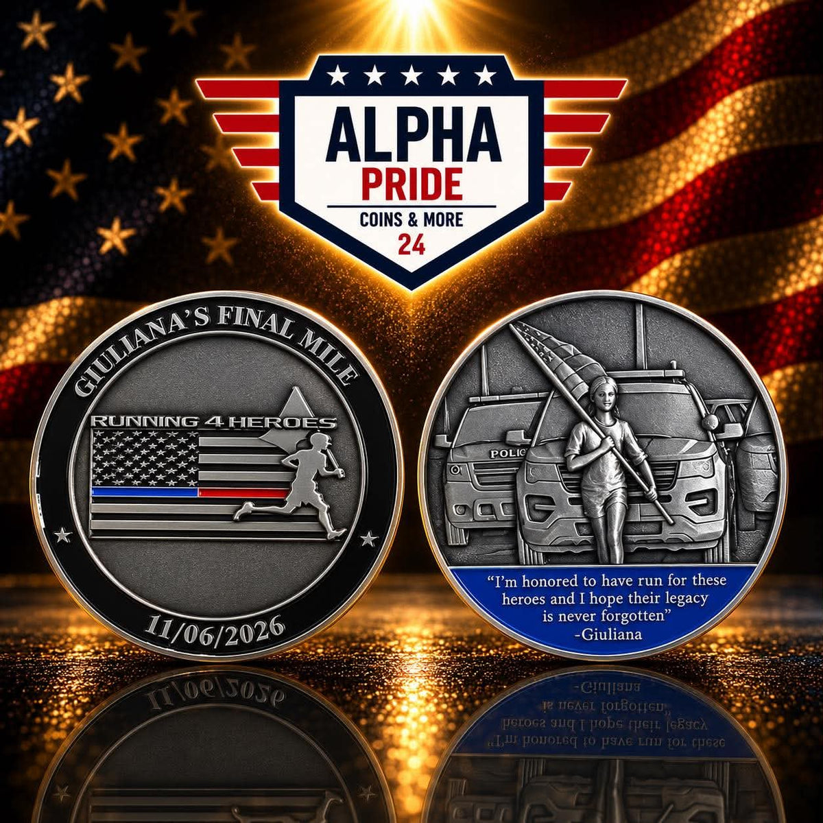 Challenge Coin - Giuliana's Final Mile