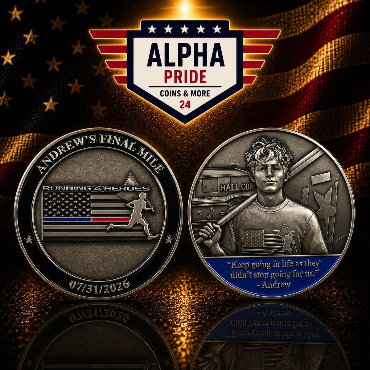 Challenge Coin - Andrew's Final Mile